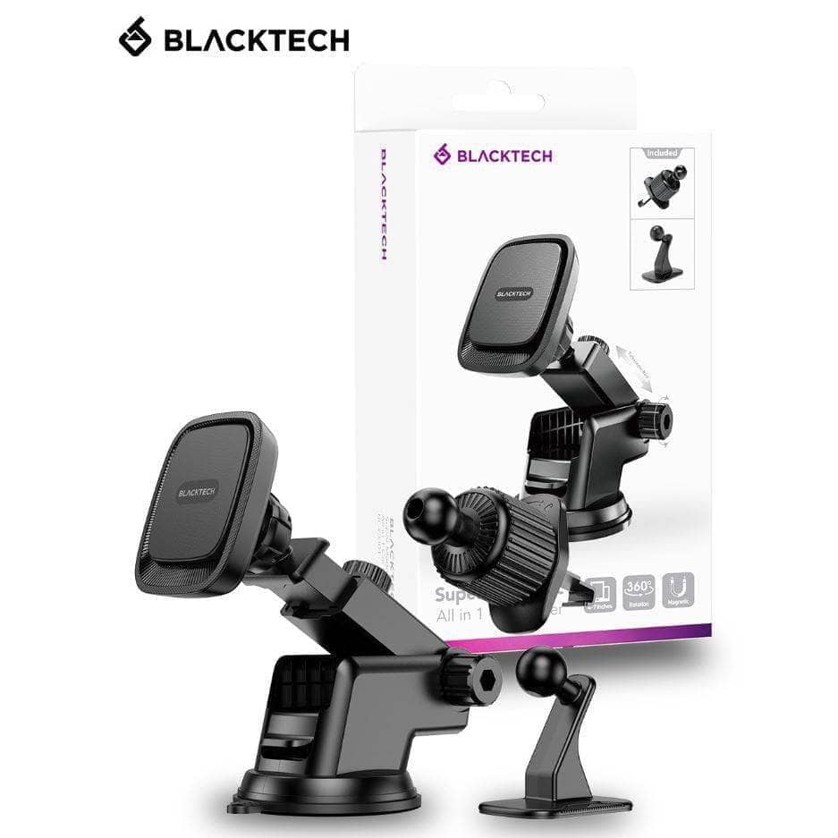BLACKTECH BL-CH01 Super Magnetic All in 1 Car Holder - Black-Case & Gear - phoneguy.com.au-www.PhoneGuy.com.au