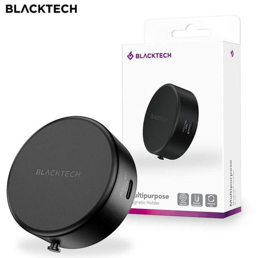 BLACKTECH BL-DCA47 Multipurpose Magnetic Aluminum Holder - Black (MagSafe Compatible)-Case & Gear - phoneguy.com.au-www.PhoneGuy.com.au