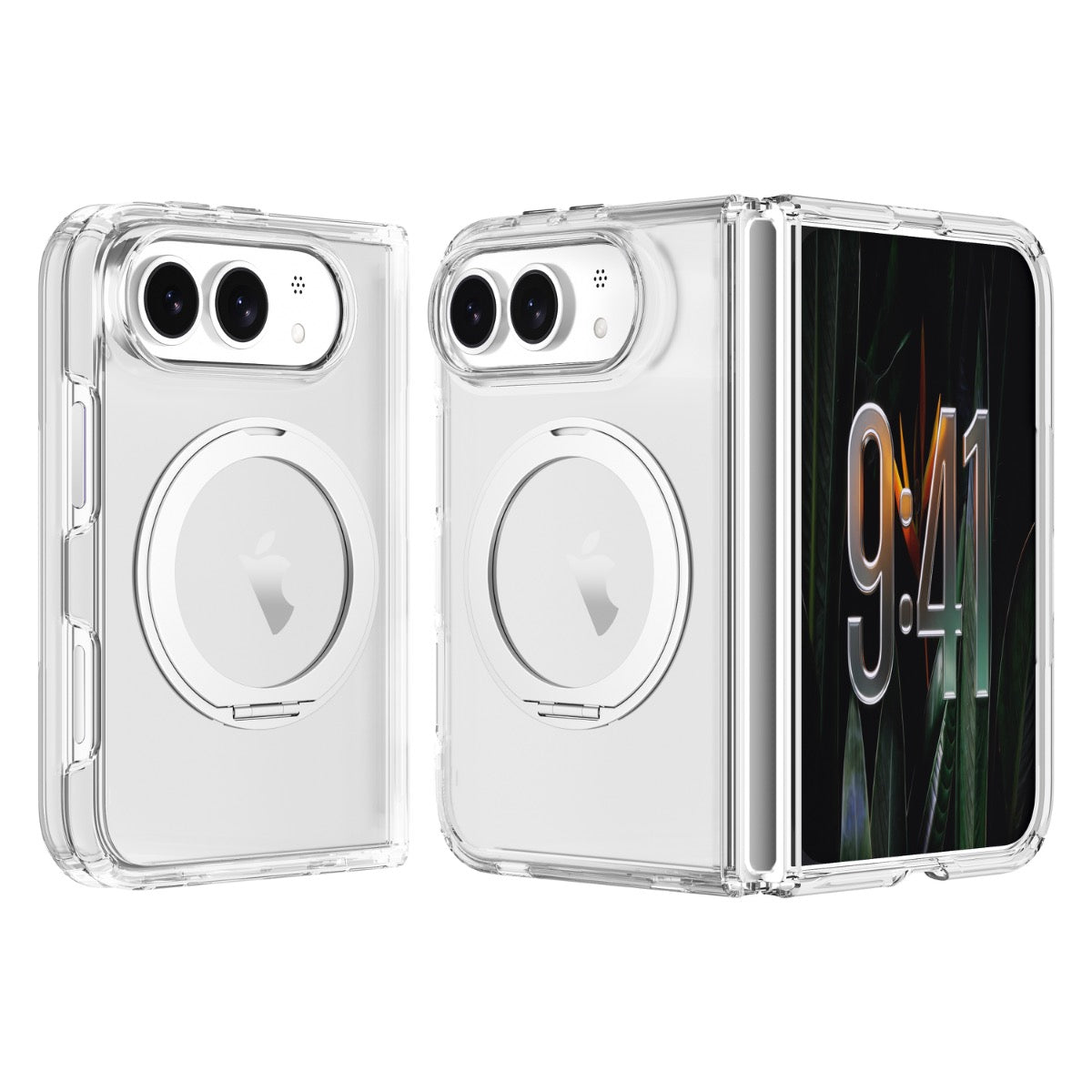 BLACKTECH F3 Stay Clear Ring Case for iPhone Duo (MagSafe Compatible) - Clear-Phone Case-Case & Gear - phoneguy.com.au-www.PhoneGuy.com.au