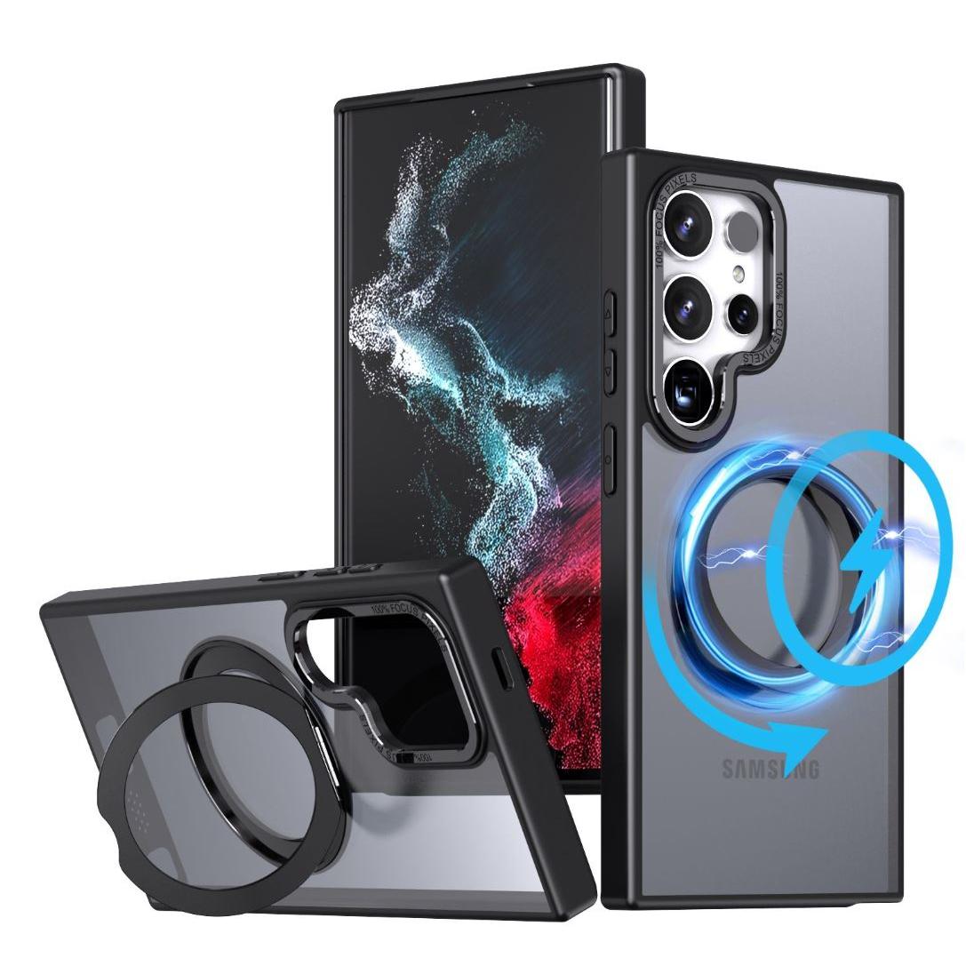 BLACKTECH Flex Wave Magnetic Ring Stand Case for Samsung S25 Ultra/ S25/ S25+-Case & Gear - phoneguy.com.au-www.PhoneGuy.com.au