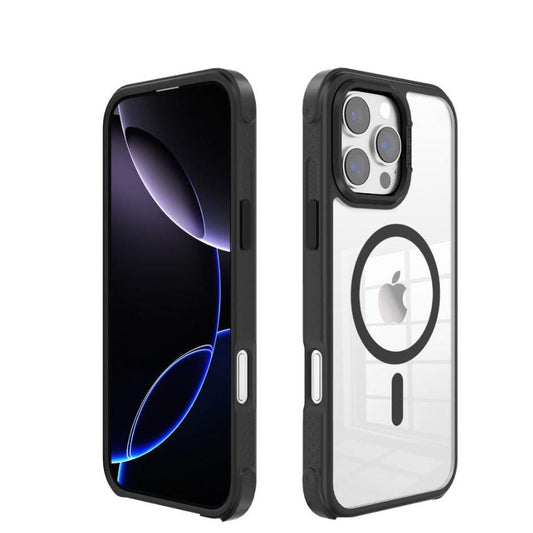 BLACKTECH Q3 Aluminum Camera Frame Case (MagSafe Compatible) for iPhone 17 Series - Black-Case & Gear - phoneguy.com.au-www.PhoneGuy.com.au