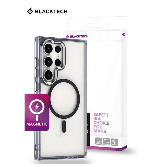 BLACKTECH Swift Shield for Samsung Galaxy S25 Ultra (MagSafe Compatible) - Black-Case & Gear - phoneguy.com.au-www.PhoneGuy.com.au