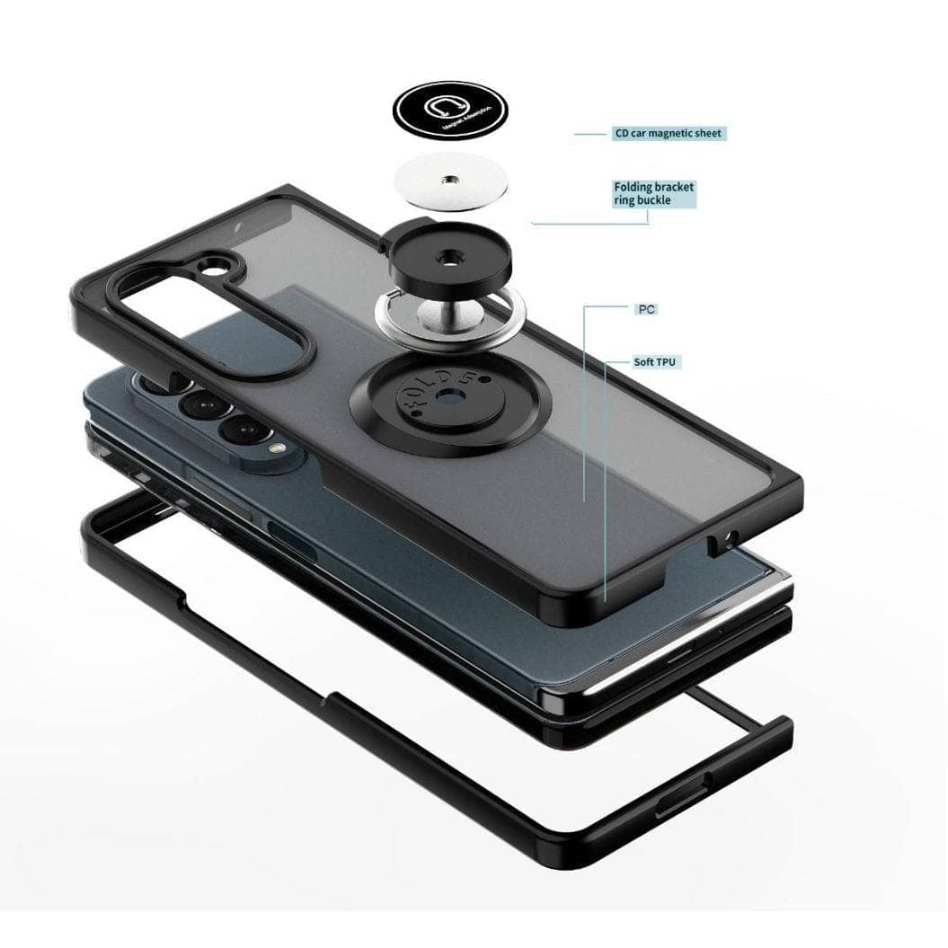 BLACKTECH Urban Shield Case for Samsung Galaxy Z Fold 6 - Black-Case & Gear - phoneguy.com.au-www.PhoneGuy.com.au