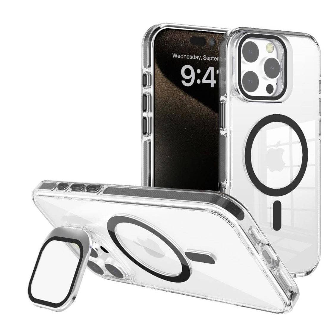 BLACKTECH camera stand with camera glass case (MagSafe Compatible) for 16 Pro Max-Case & Gear - phoneguy.com.au-www.PhoneGuy.com.au