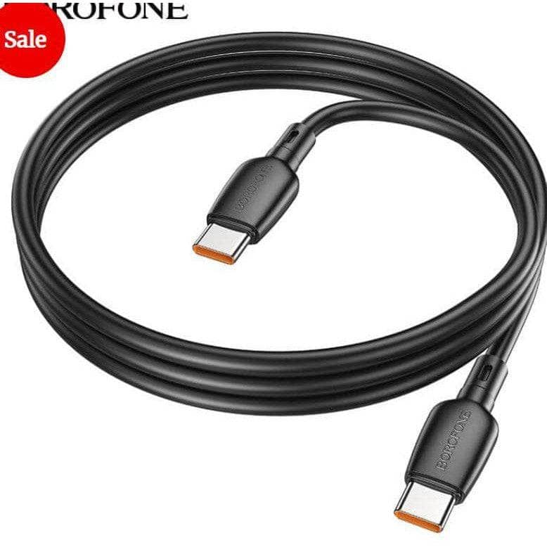BOROFONE 1M 100W PD Type C to Type C Charging Cable-Case & Gear - phoneguy.com.au-www.PhoneGuy.com.au