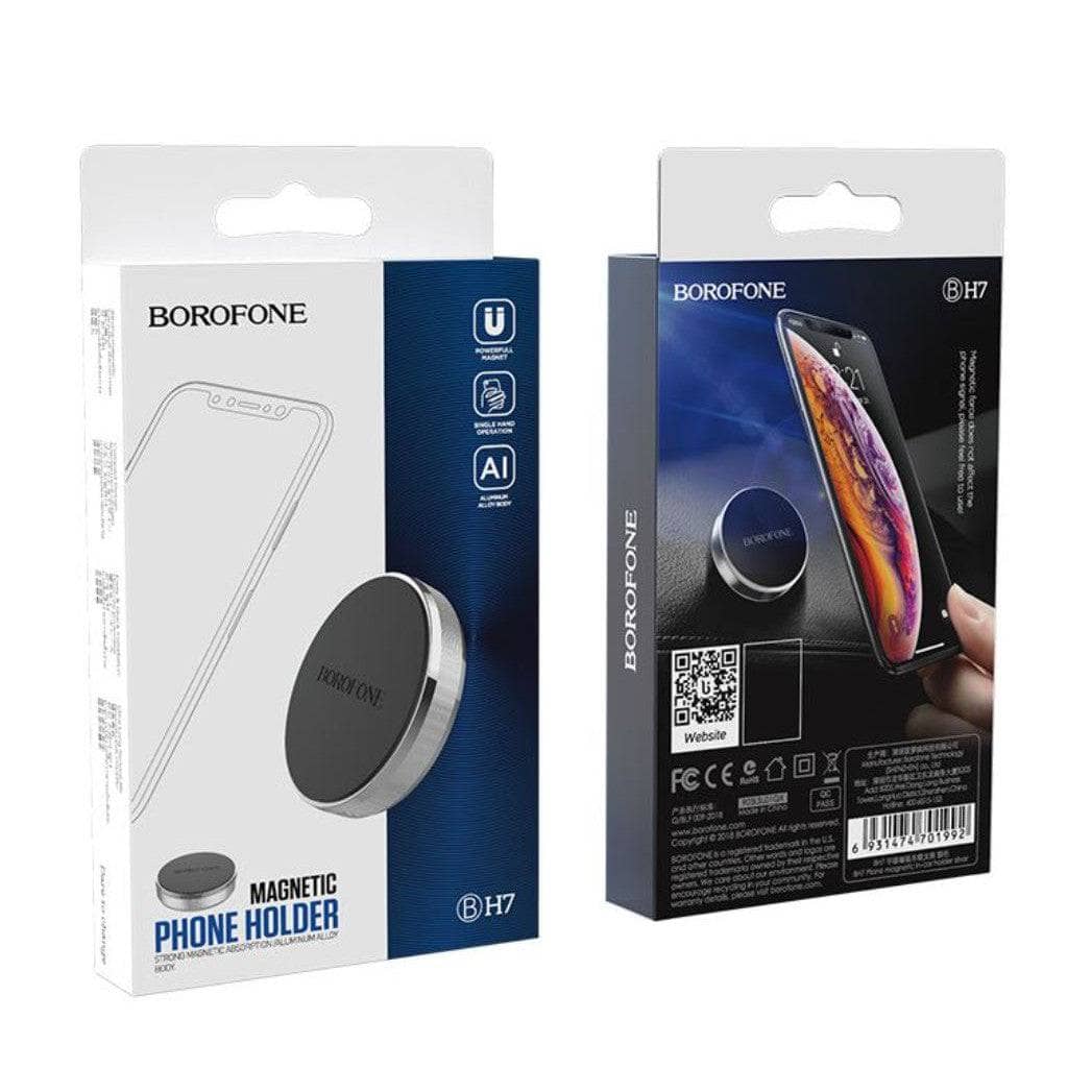 BOROFONE BH7 Plane magnetic in-car holder - black-Case & Gear - phoneguy.com.au-www.PhoneGuy.com.au