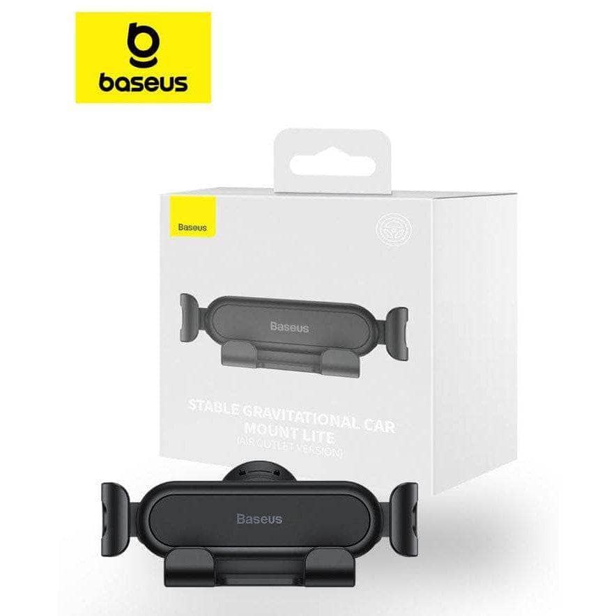 Baseus Stable Gravitational Car Mount Lite Air Vent - Black-Case & Gear - phoneguy.com.au-www.PhoneGuy.com.au