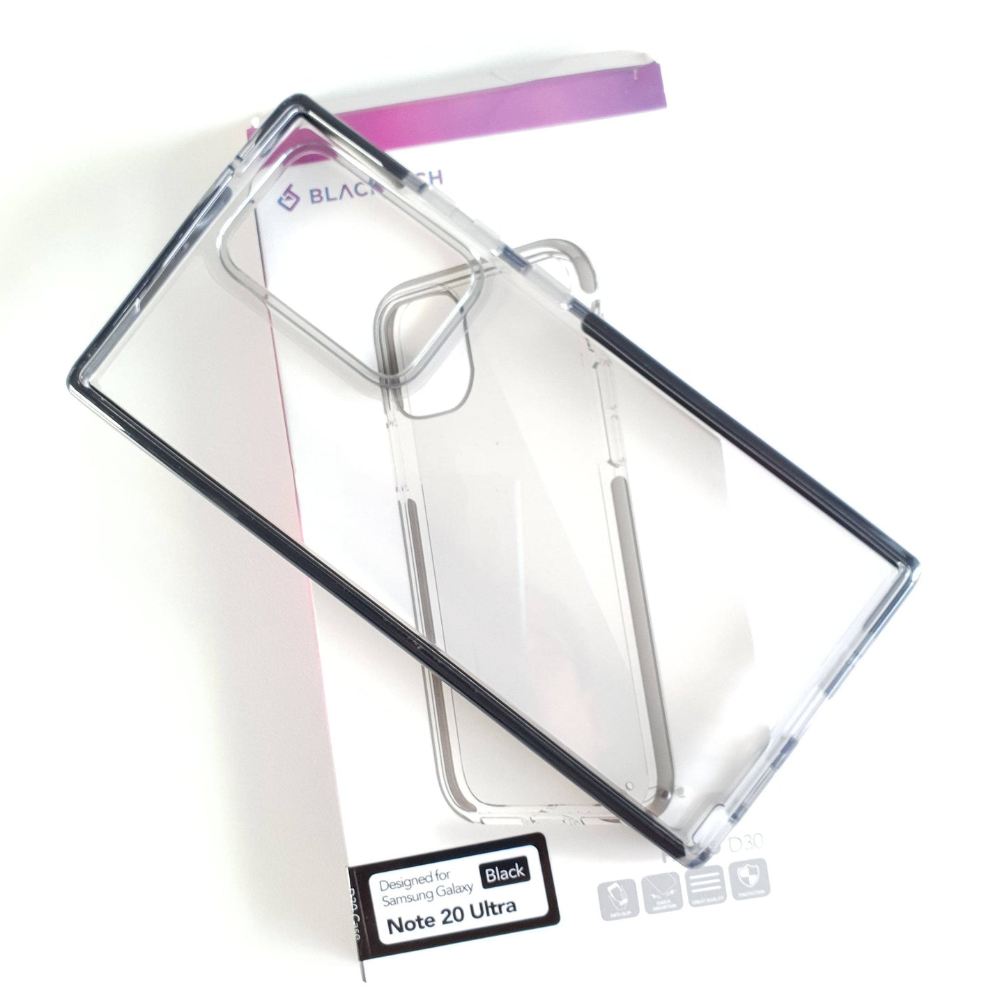 Blacktech D3 Premium Shockproof Hard Clear Back Case for Galaxy Note 20 Ultra/ Note 20-Phone Case-Blacktech-www.PhoneGuy.com.au