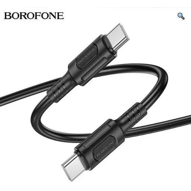 Borofone 60W PD USB Type C to Type C Fast Charging Data Sync Cable-Case & Gear - phoneguy.com.au-www.PhoneGuy.com.au