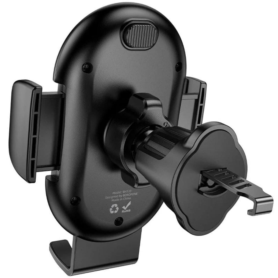 Borofone BH133 Push Type Air Vent Car Mount Mobile Phone Holder for 4.5"to 7.0"-Case & Gear - phoneguy.com.au-www.PhoneGuy.com.au