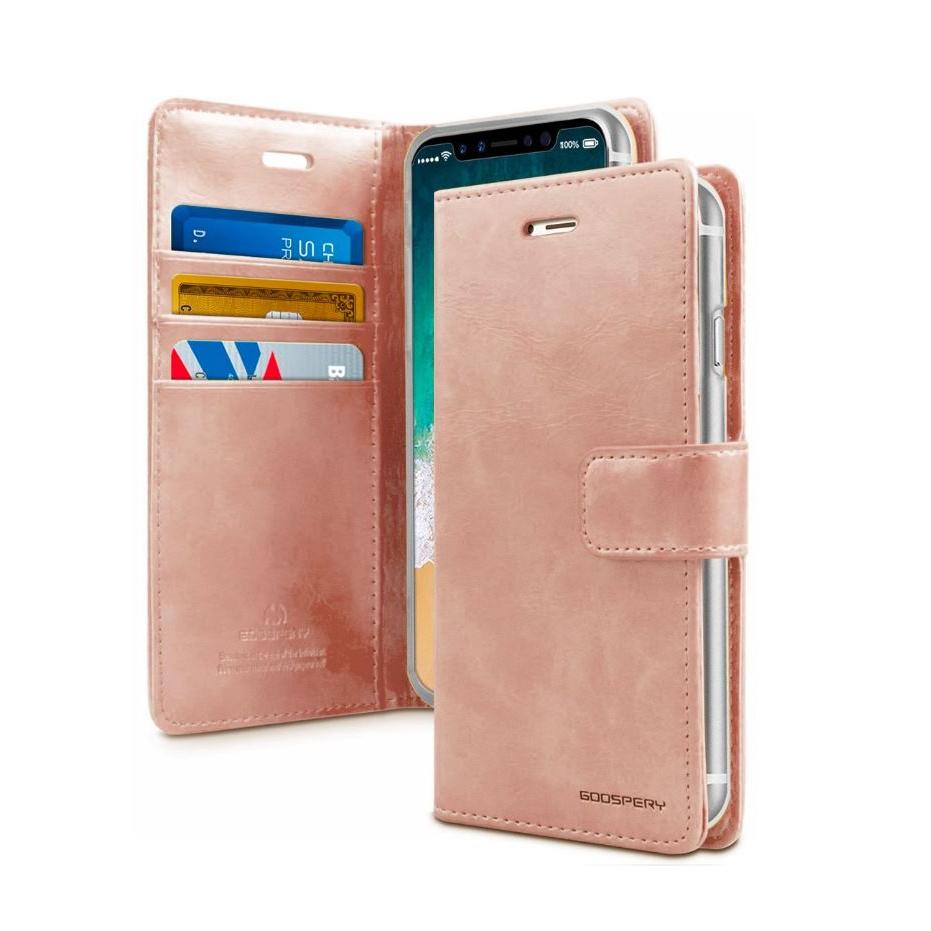 Goospery Mercury Blue Moon Diary Case for iPhone 17 Series-Case & Gear - phoneguy.com.au-www.PhoneGuy.com.au