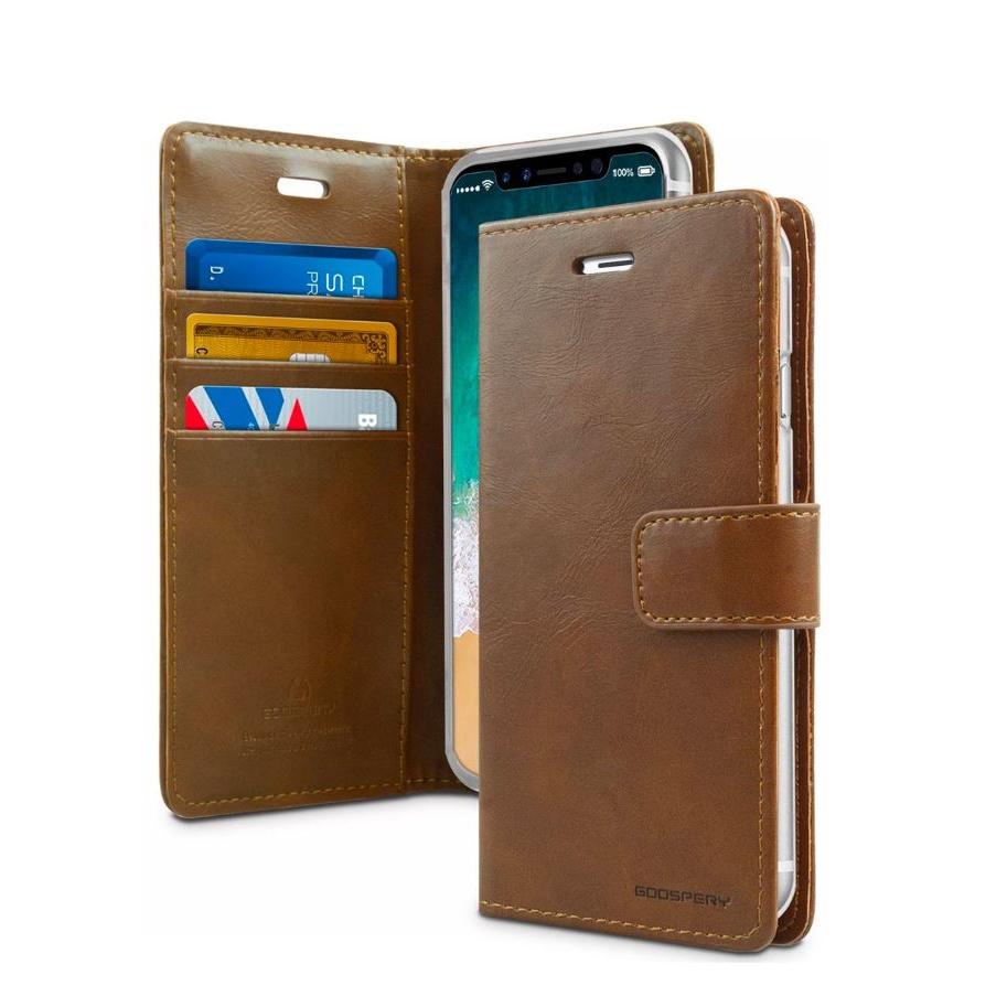 Goospery Mercury Blue Moon Diary Case for iPhone 17 Series-Case & Gear - phoneguy.com.au-www.PhoneGuy.com.au