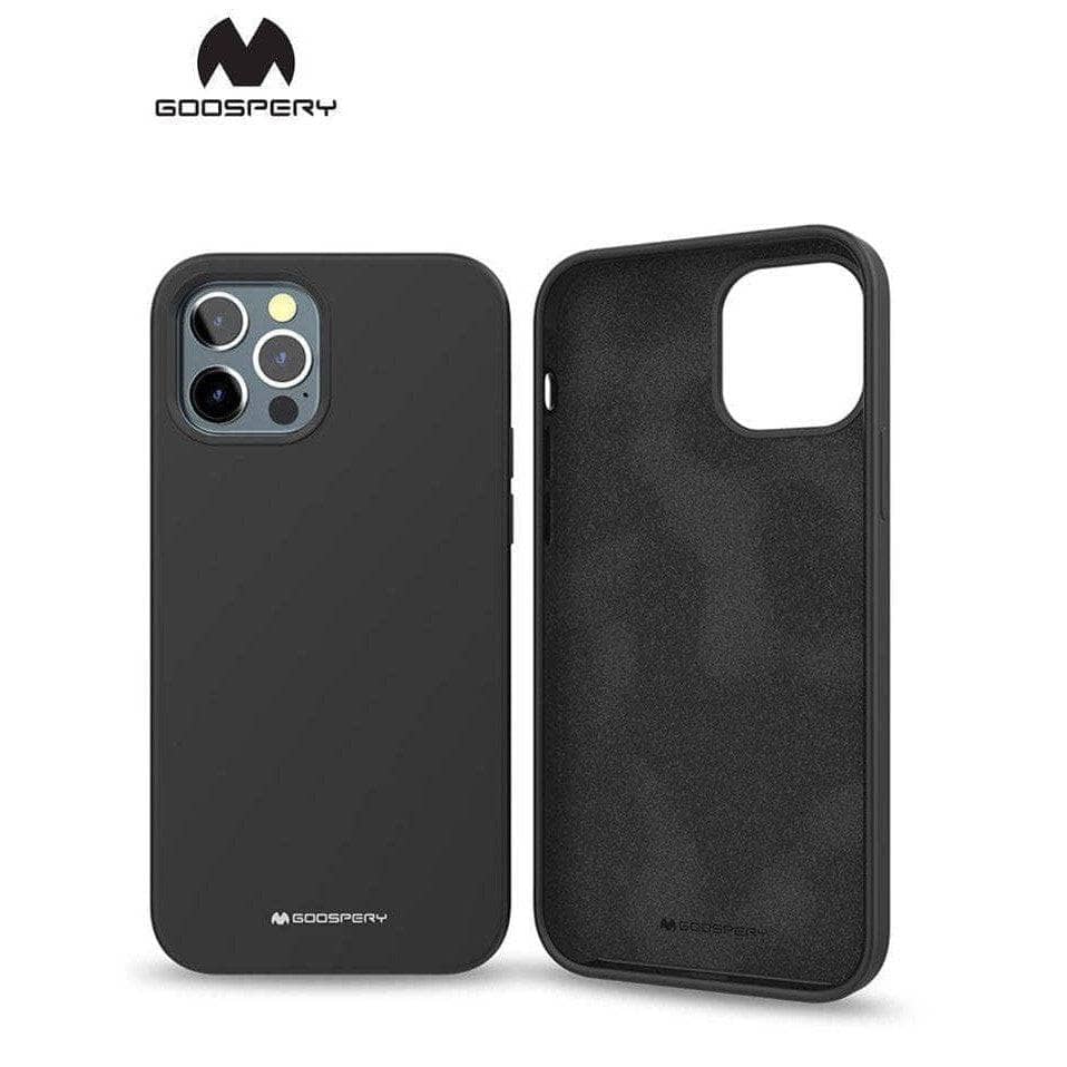 Goospery Mercury Liquid Silicone Case for Samsung Galaxy A72 5G- Black-Case & Gear - phoneguy.com.au-www.PhoneGuy.com.au