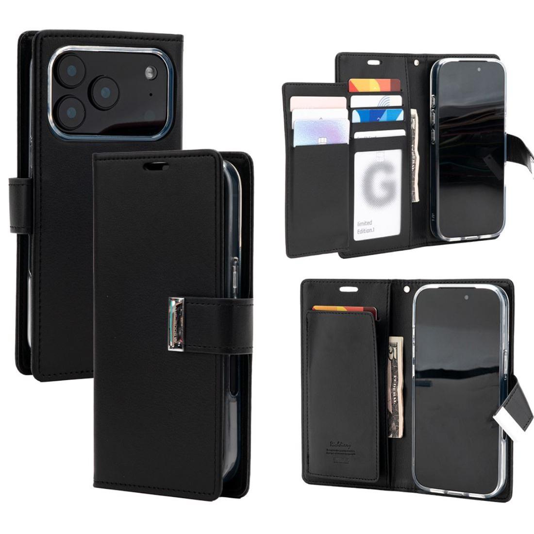Goospery Mercury Rich Diary Case for iPhone 17 Series-Case & Gear - phoneguy.com.au-www.PhoneGuy.com.au