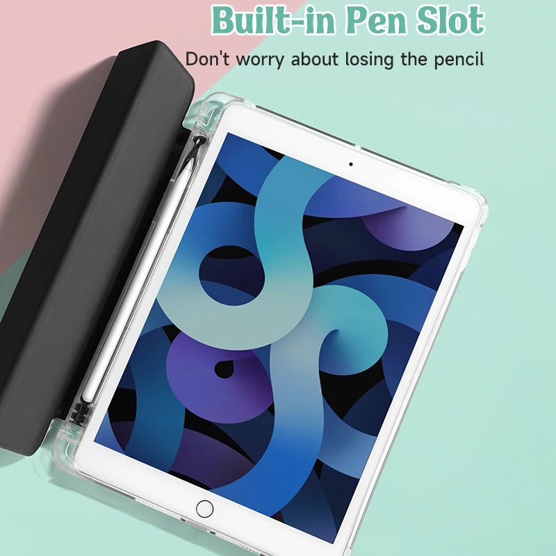 Heart Case For iPad10th/ 9th/ 8th/ 7th Generation 10.9 10.2 inch Case MiNi 4/5/6 Cover Pencil Holder-Tablet Case-Generic-www.PhoneGuy.com.au