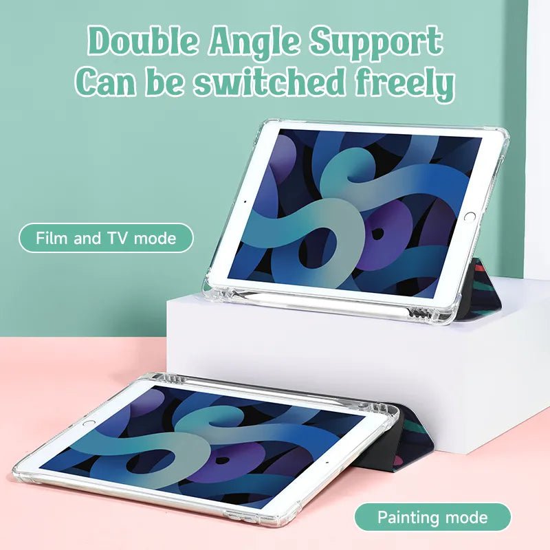 Heart Case For iPad10th/ 9th/ 8th/ 7th Generation 10.9 10.2 inch Case MiNi 4/5/6 Cover Pencil Holder-Tablet Case-Generic-www.PhoneGuy.com.au