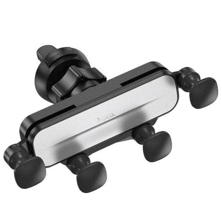 Hoco CA102 Manner Gravity Cir Vent Car Holder - Black-Phone Accessories > Phone Holder-Hoco-www.PhoneGuy.com.au