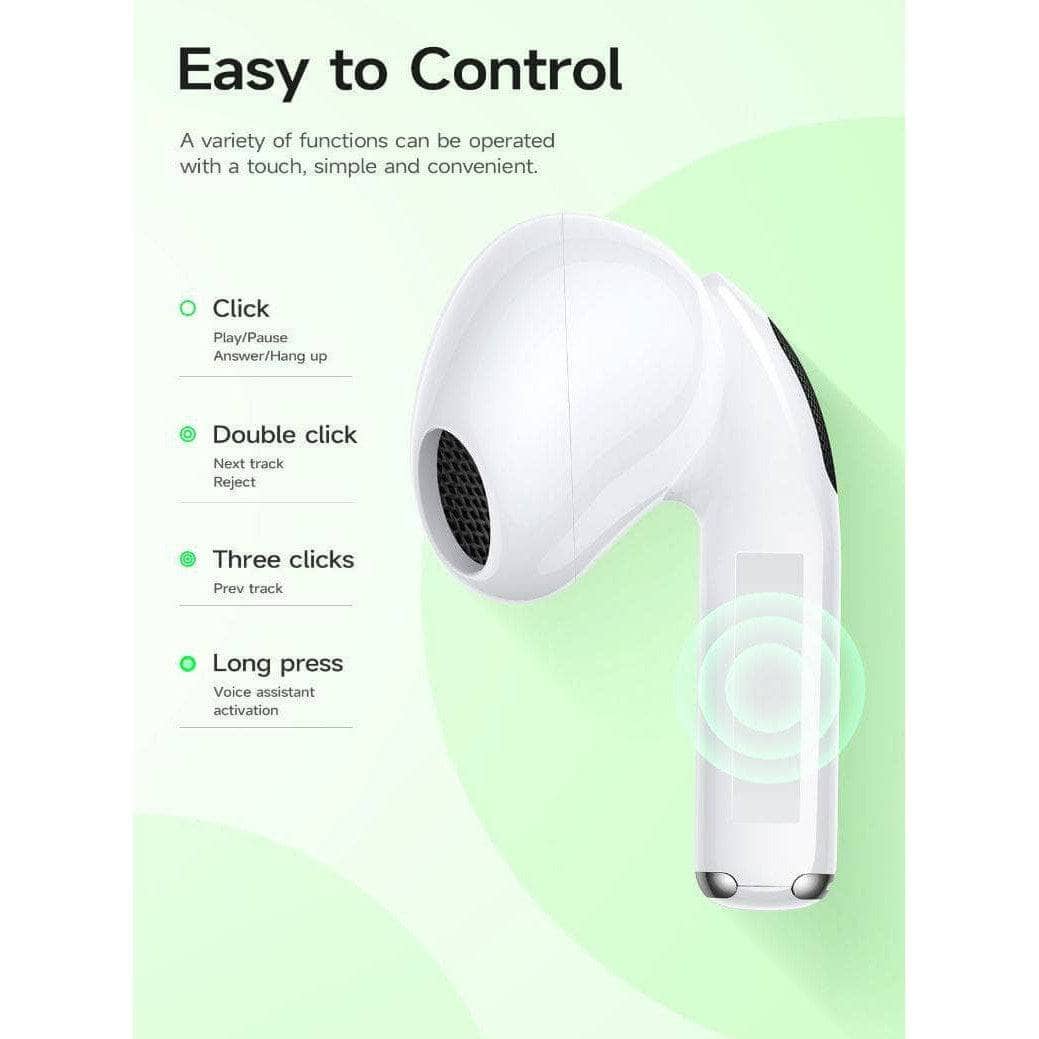 Hoco EW58 True Wireless Earphones White-Headphones > Wireless Headset-Hoco-www.PhoneGuy.com.au