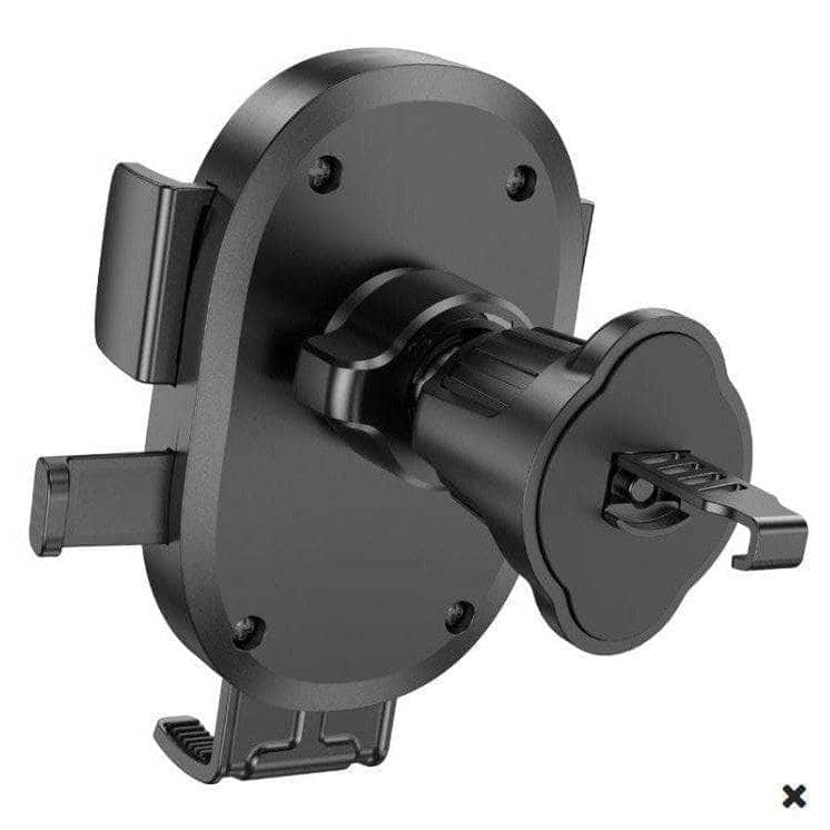Hoco H18 Mighty One Button Air Outlet Car Holder - Black-Phone Accessories > Phone Holder-Case & Gear - phoneguy.com.au-www.PhoneGuy.com.au