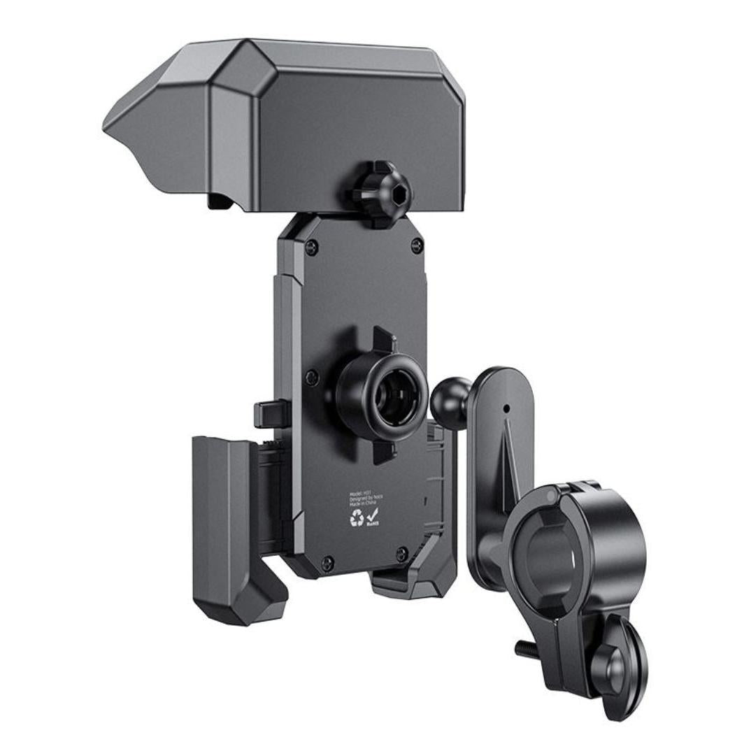 Hoco H31 Wild Wolf bicycle motorcycle universal holder - black-Case & Gear - phoneguy.com.au-www.PhoneGuy.com.au
