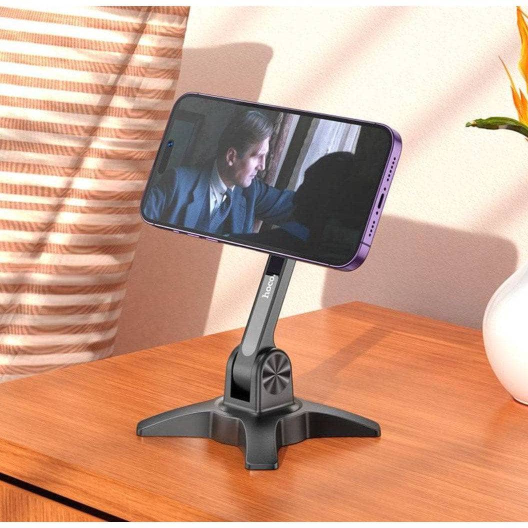 Hoco HD2 300% Stronger Stonge Magnetic Joy Ring Desktop Stand - Black-Case & Gear - phoneguy.com.au-www.PhoneGuy.com.au