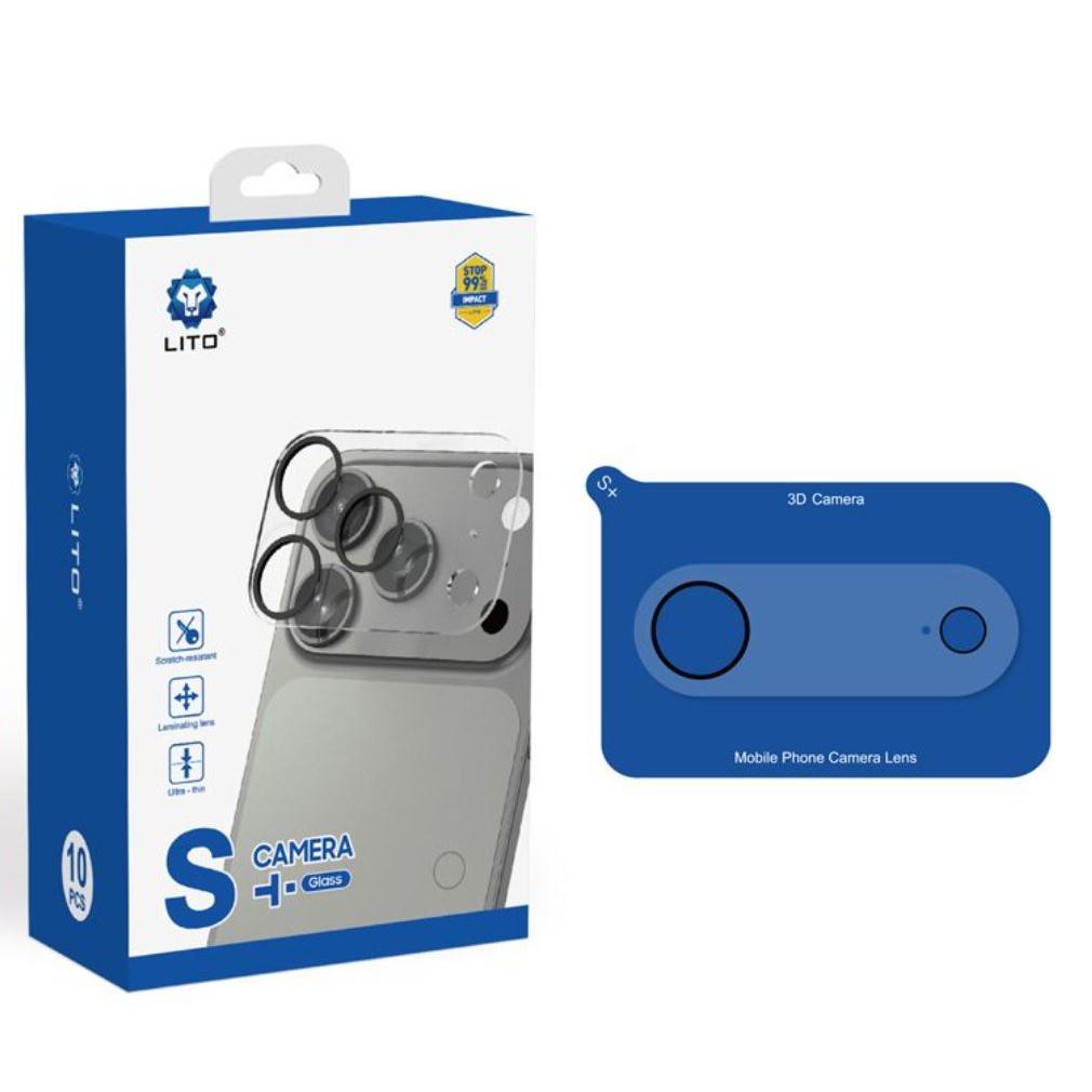 LITO C1 Camera Anti-Glare Tempered Glass for iPhone 17 Series - Black-Case & Gear - phoneguy.com.au-www.PhoneGuy.com.au