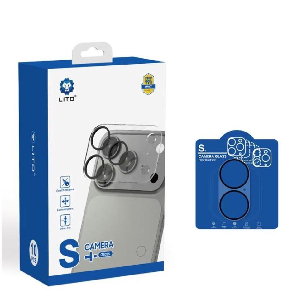 LITO C1 Camera Anti-Glare Tempered Glass for iPhone 17 Series - Black-Case & Gear - phoneguy.com.au-www.PhoneGuy.com.au