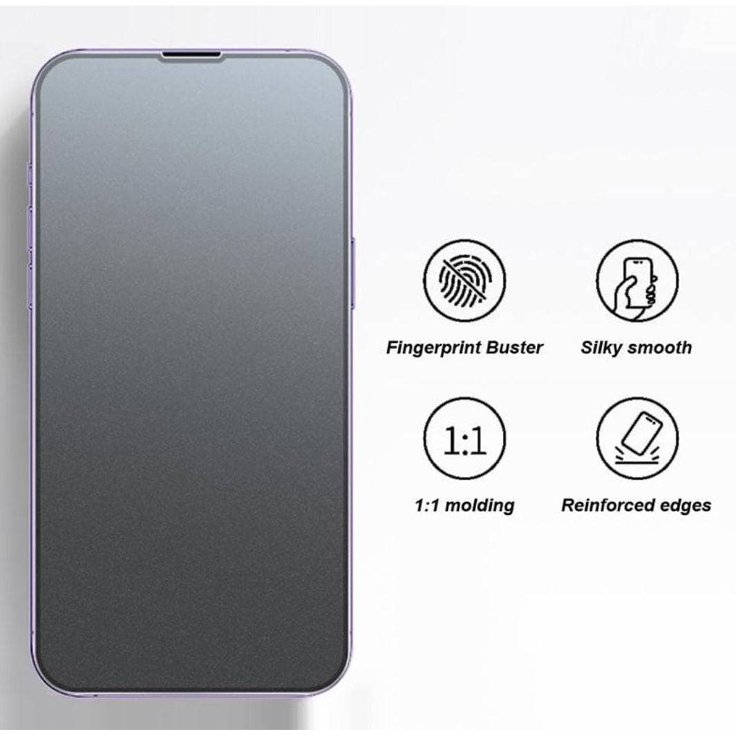 LITO HD PRO Matte Full Glass Full Glue-ESD Glue protector for iPhone-Case & Gear - phoneguy.com.au-www.PhoneGuy.com.au