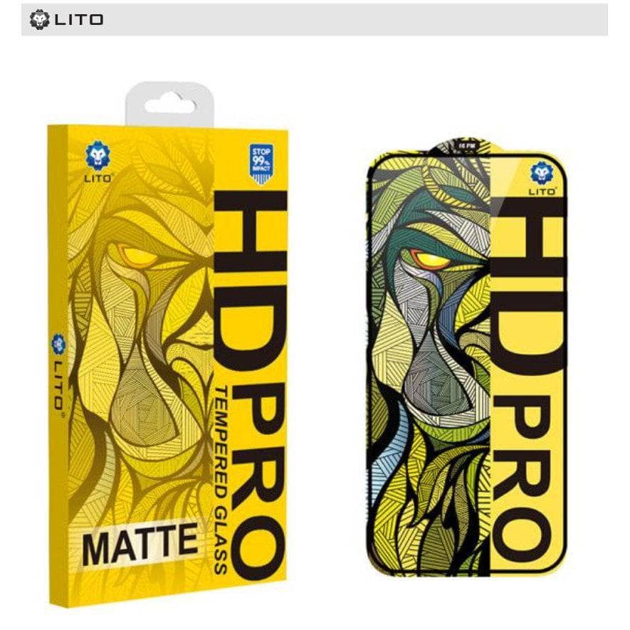 LITO HD PRO Matte Full Glass Full Glue-ESD Glue protector for iPhone-Case & Gear - phoneguy.com.au-www.PhoneGuy.com.au