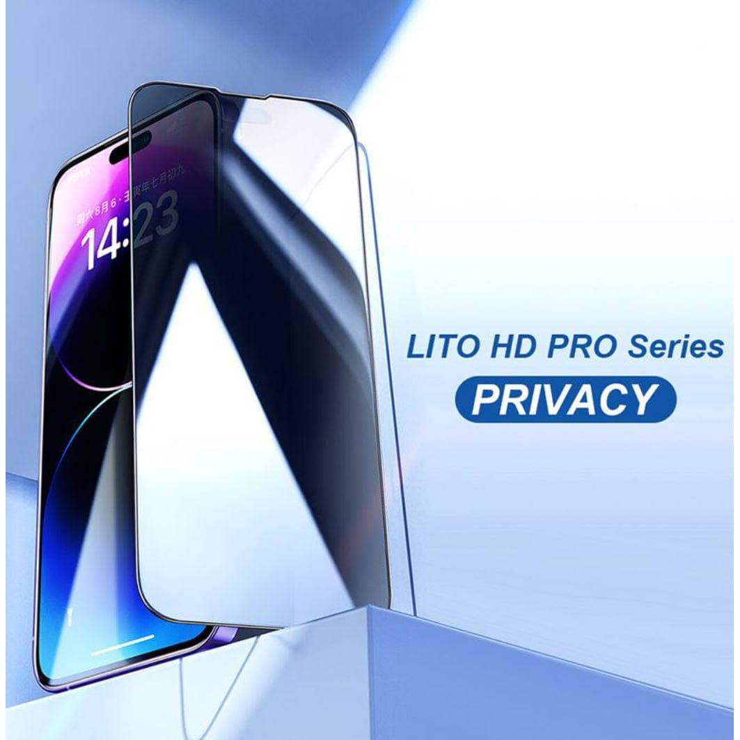 LITO HD PRO Privacy Full Glass Full Glue -ESD Glue - Black for iPhone/ Samsung-Case & Gear - phoneguy.com.au-www.PhoneGuy.com.au
