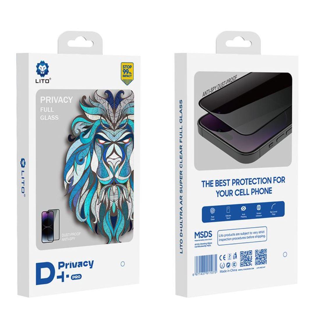 LITO LT-D5 D Pro Matte Privacy Full Glue full glass ESD Glue for iPhone 16 Series-Case & Gear - phoneguy.com.au-www.PhoneGuy.com.au