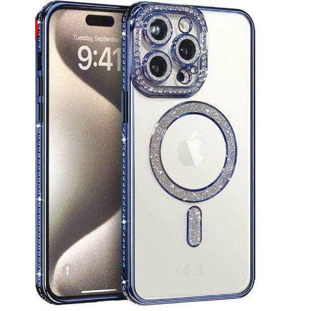 MagSafe Diamond Rhinestone Glitter Crystal Bling Camera Lens Protector Cover for iPhone-Case & Gear - phoneguy.com.au-www.PhoneGuy.com.au