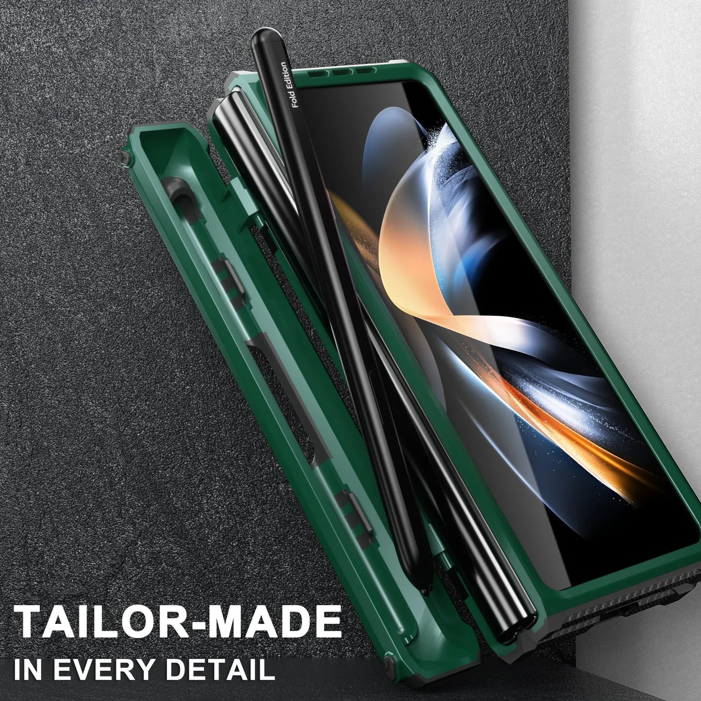 Military Armor Case for Samsung Galaxy Z Fold 5 Hard Cases for Galaxy Z Fold 4 Fold3-Phone Case-Generic-www.PhoneGuy.com.au