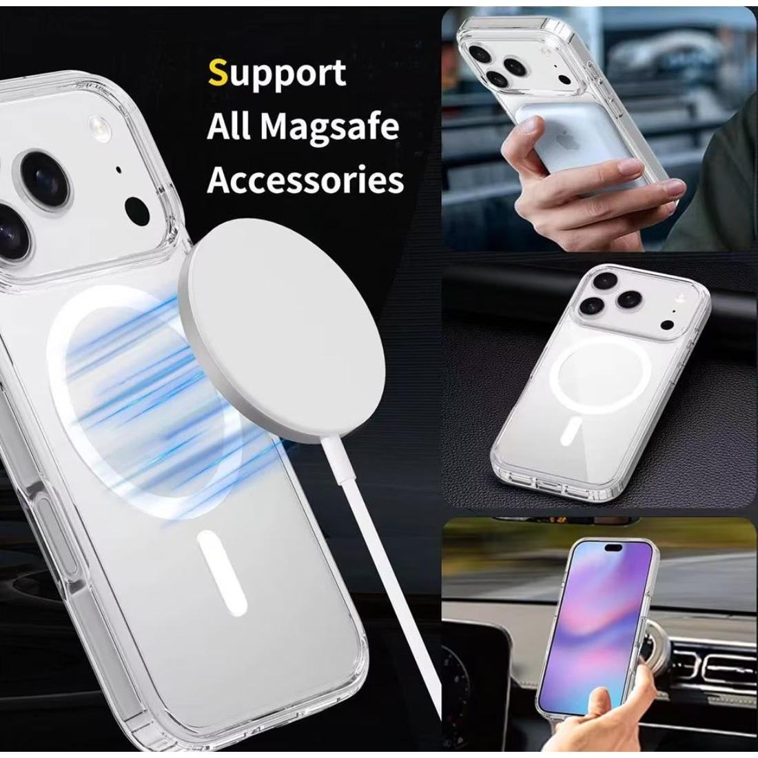 REDEFINE Acrylic + TPU Hybrid Transparent Case Cover With Magsafe Ring for iPhone 17 Series-Case & Gear - phoneguy.com.au-www.PhoneGuy.com.au