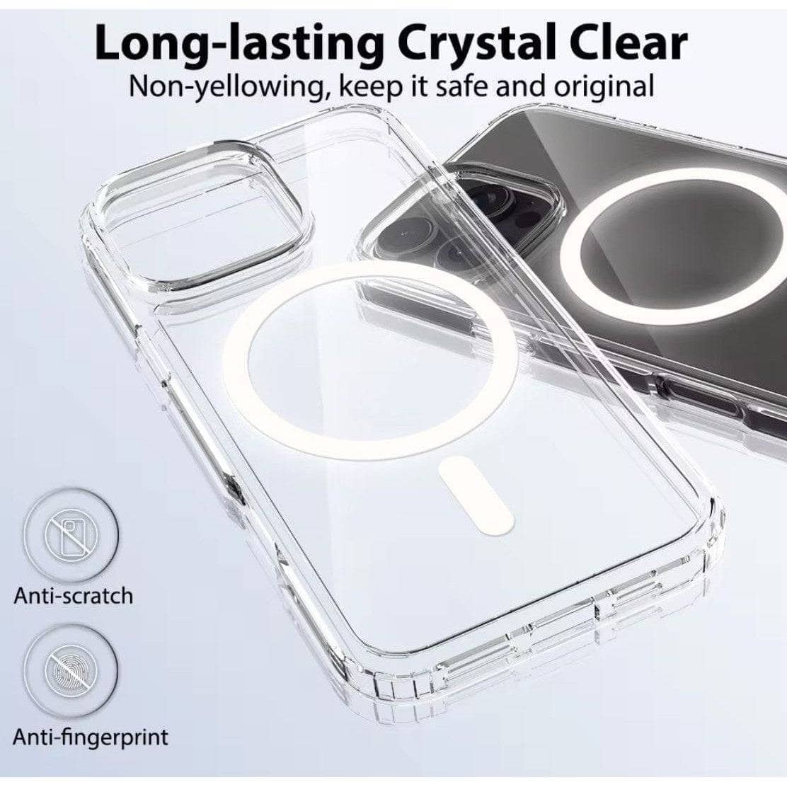 REDEFINE Acrylic + TPU Hybrid Transparent Magsafe Case for iPhone 16 Series-Case & Gear - phoneguy.com.au-www.PhoneGuy.com.au