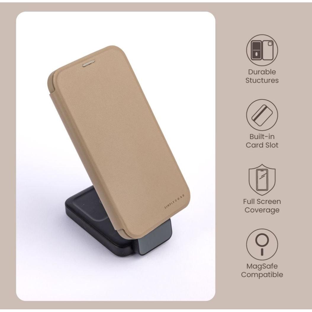 Simply Roar MAG Diary Case for iPhone 16 Series (MagSafe Compatible)-Case & Gear - phoneguy.com.au-www.PhoneGuy.com.au