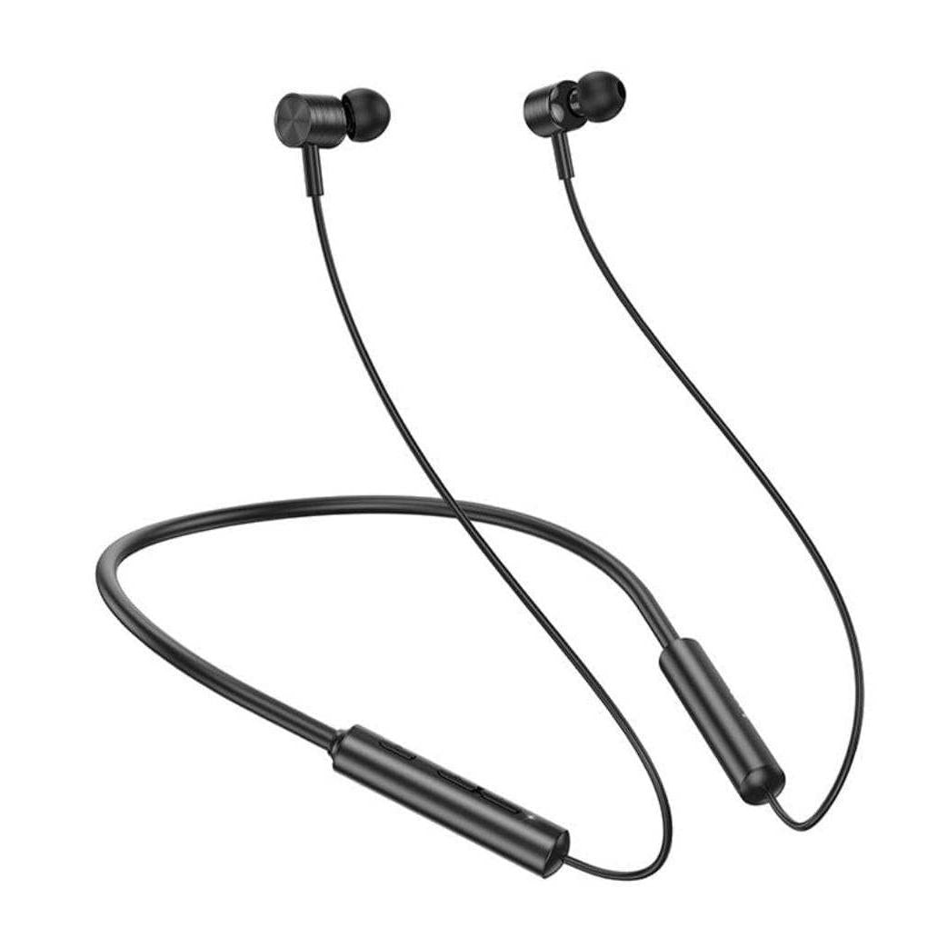 hoco ES69 Platinum Neck Mounted Bluetooth Earphones - Black-Case & Gear - phoneguy.com.au-www.PhoneGuy.com.au