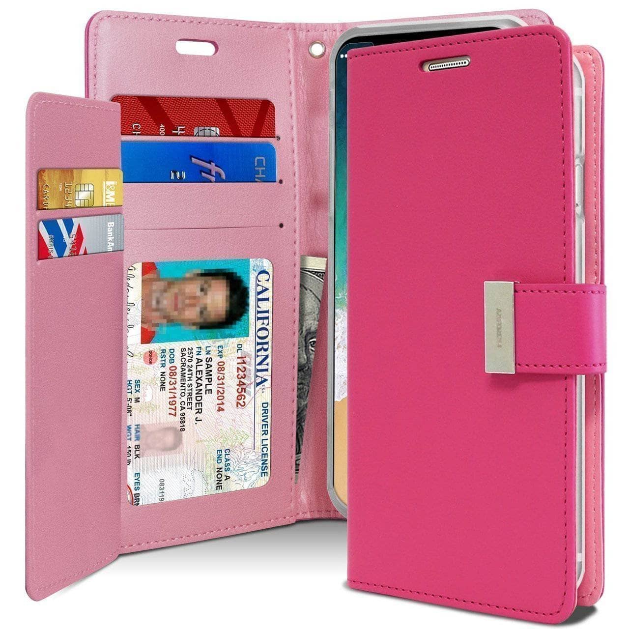 iPhone 11 Pro Goospery Rich Diary Extra Flip Wallet Case Cards Pockets Anti Shock-Phone Case-Goospery-www.PhoneGuy.com.au