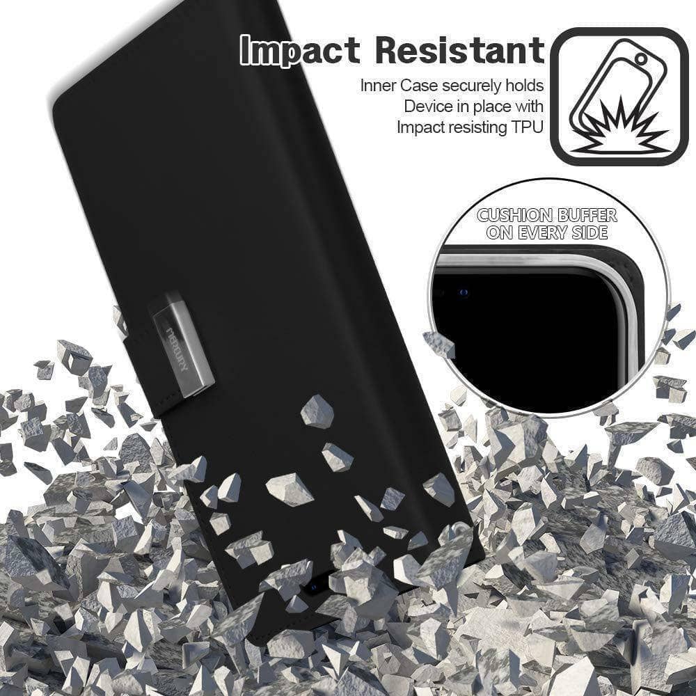 iPhone 11 Pro Goospery Rich Diary Extra Flip Wallet Case Cards Pockets Anti Shock-Phone Case-Goospery-www.PhoneGuy.com.au