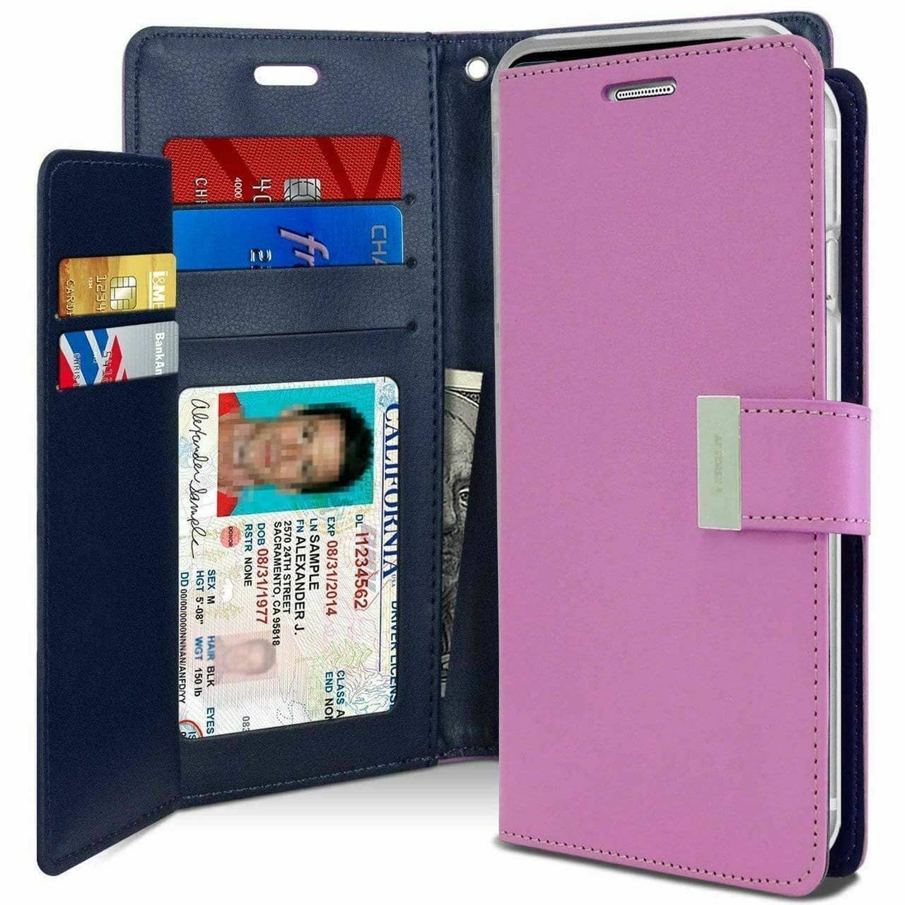 iPhone 11 Pro Goospery Rich Diary Extra Flip Wallet Case Cards Pockets Anti Shock-Phone Case-Goospery-www.PhoneGuy.com.au