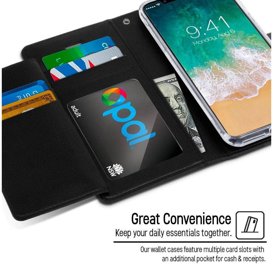 iPhone 14/ iPhone 13 Goospery Mercury Rich Diary case-Case & Gear - phoneguy.com.au-www.PhoneGuy.com.au