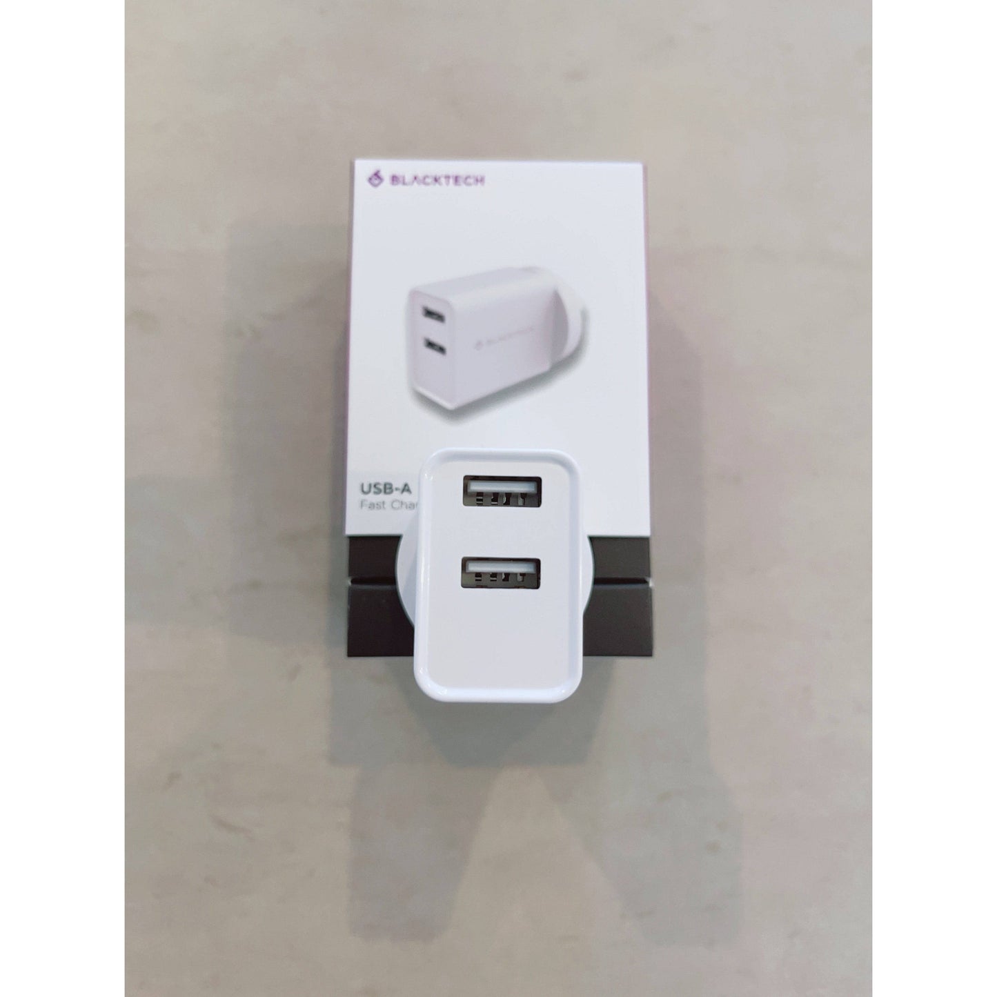 BLACKTECH 10.5w Double USB-A Fast Charing Power Adapter - SAA Approved-Wall Charger-BLACKTECH-www.PhoneGuy.com.au