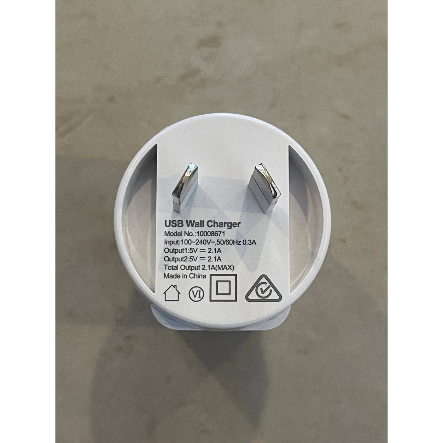 BLACKTECH 10.5w Double USB-A Fast Charing Power Adapter - SAA Approved-Wall Charger-BLACKTECH-www.PhoneGuy.com.au