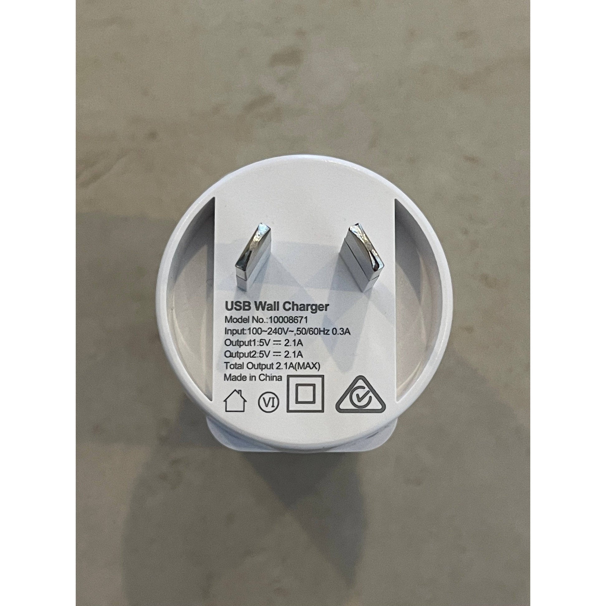 BLACKTECH 10.5w Double USB-A Fast Charing Power Adapter - SAA Approved-Wall Charger-BLACKTECH-www.PhoneGuy.com.au