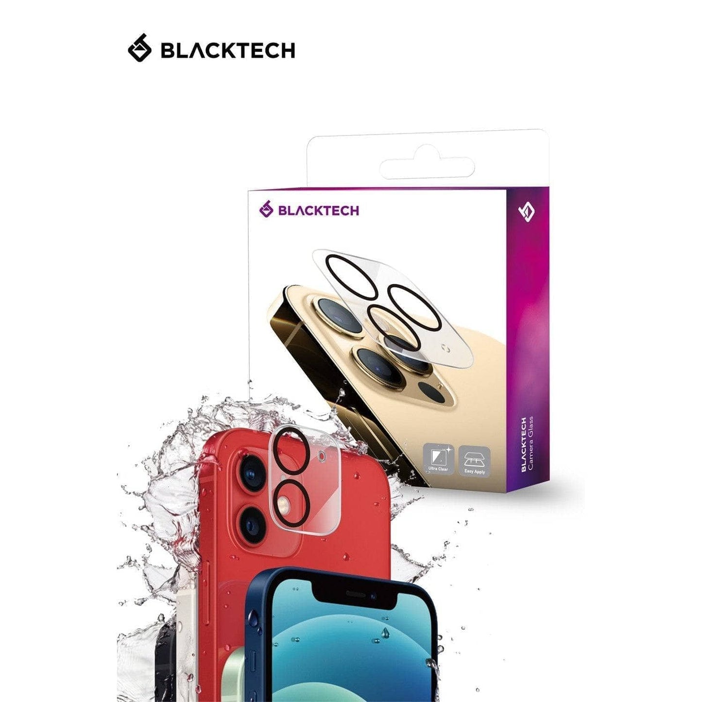 BLACKTECH Camera Anti-Glare Tempered Glass for iPhone 13 Pro Max/ Mini-Screen Protector-BLACKTECH-www.PhoneGuy.com.au