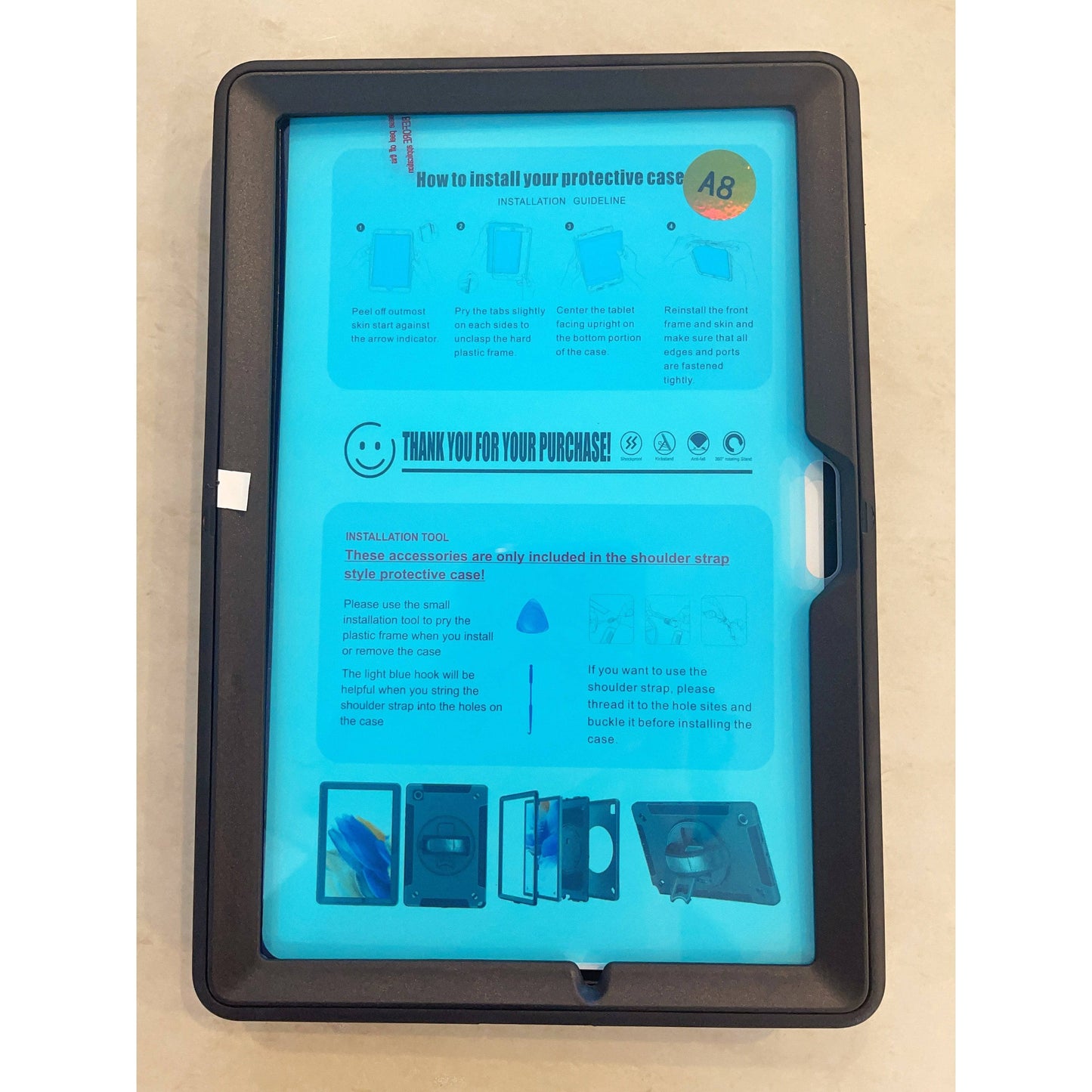 BLACKTECH Defender Case for Samsung Galaxy Tab A9+-Tablet Case-BLACKTECH-www.PhoneGuy.com.au