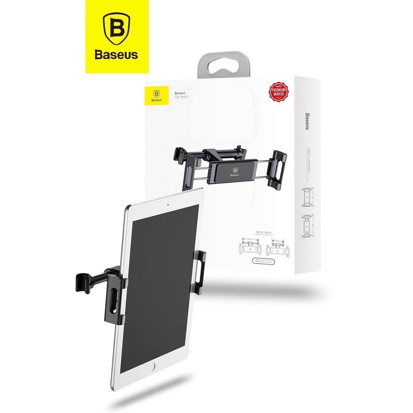 Baseus Back Seat Holder Black-Holder-Baseus-www.PhoneGuy.com.au