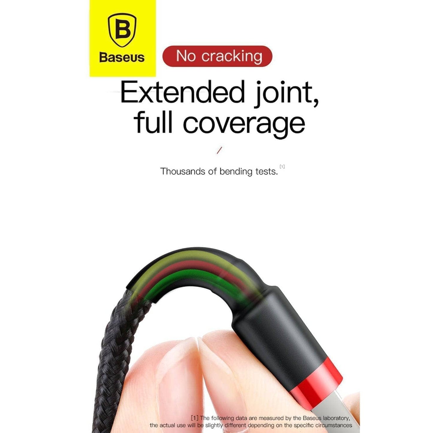 Baseus Cafule Tough Cable 1m 2m 3m Long (Grey Black)-Cable-Baseus-www.PhoneGuy.com.au