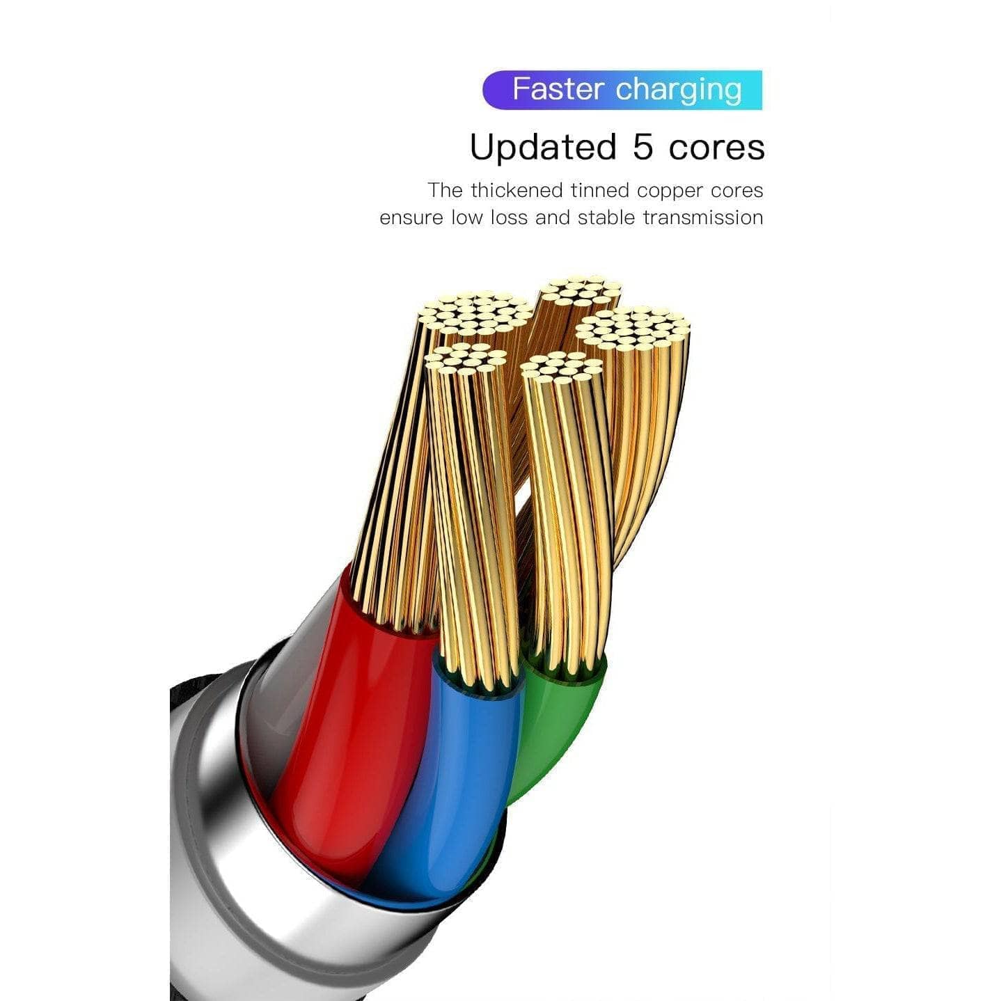 Baseus Cafule Tough Cable 1m 2m 3m Long (Grey Black)-Cable-Baseus-www.PhoneGuy.com.au