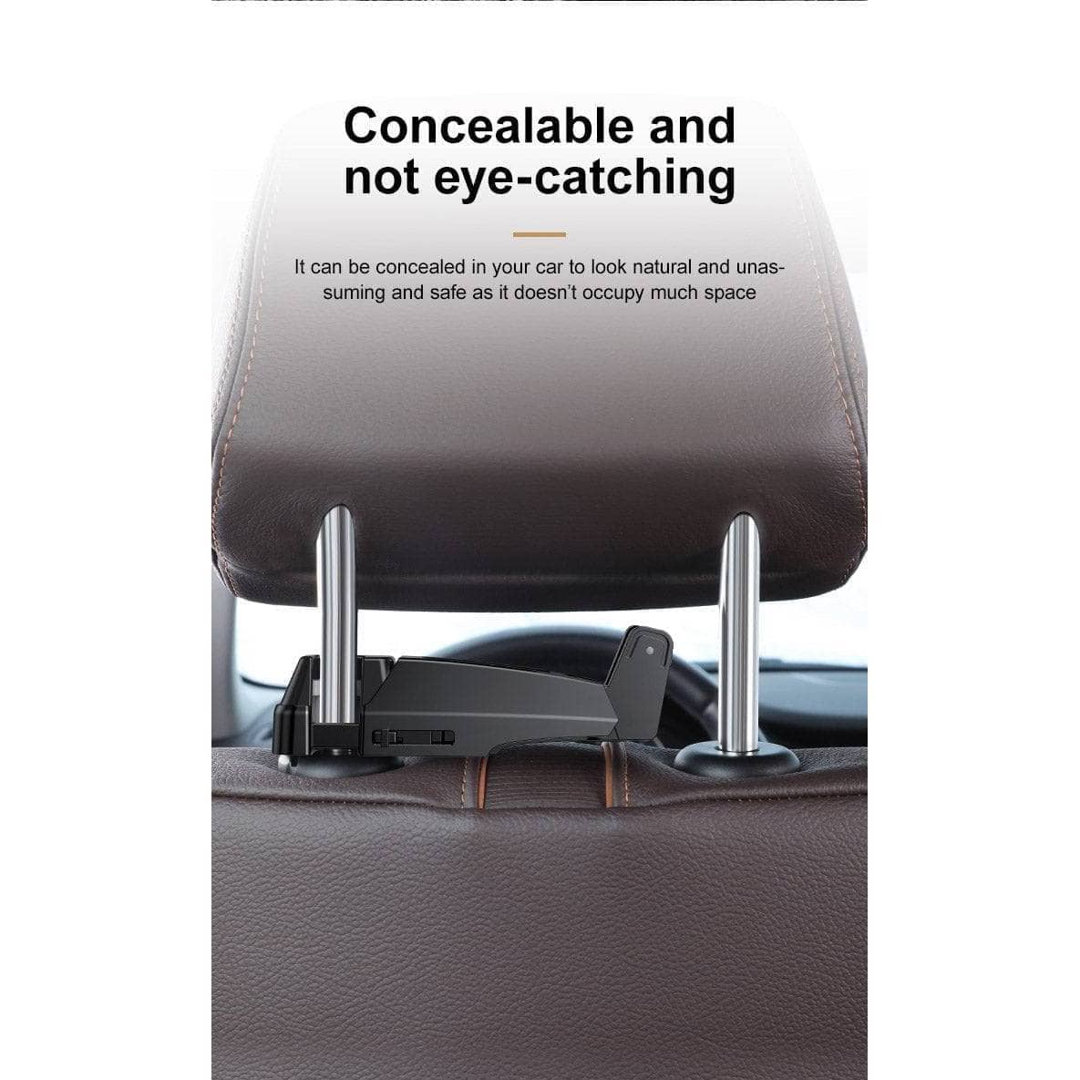 Baseus Car Phone Holder Headrest Hooks for iPhone Huawei Back Seat Hook Car Mount Holder Fastener Seat Back Organizer Bag Hanger-Mobile Phone Stands-Baseus-www.PhoneGuy.com.au